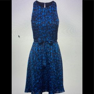 Banana Republic Royal blue leopard dress